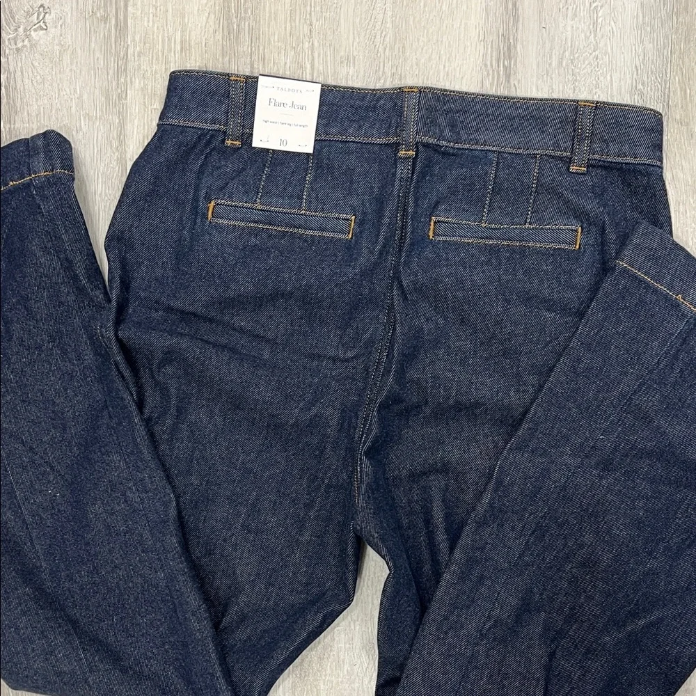 Talbots Dark Indigo Flare Jeans - Picture 6 of 6